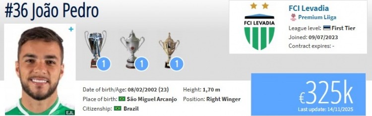 开云体育app-博主：铜梁龙敲定边锋外援，爱沙尼亚联赛球员若昂·佩德罗将加盟