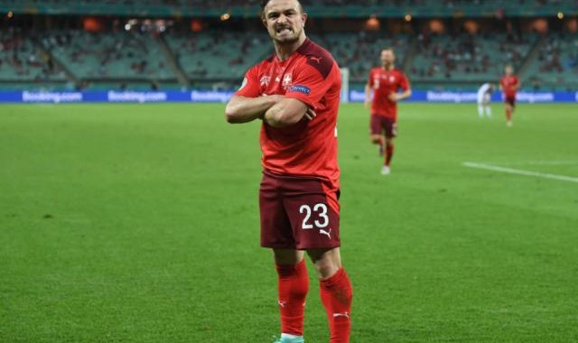 SPORTS-梅开二度击碎质疑 沙奇里成为瑞士足球大赛第一人